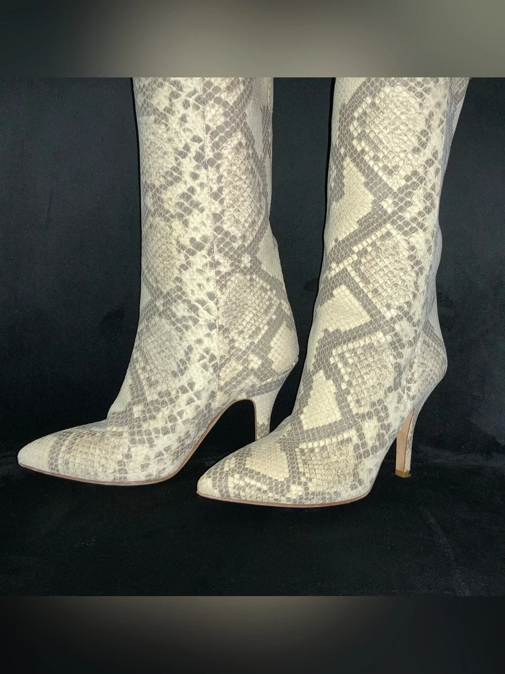 Paris Texas Snake Half Boots Sz 8